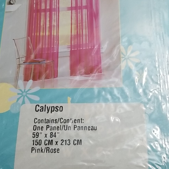 Calypso one pink sheer panel NWT - Picture 4 of 4